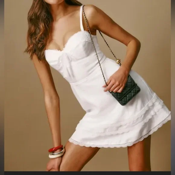 Reformation Arya Linen Dress - Picture 5 of 13